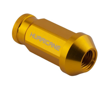 Hurricane Motorsport Wheel Nut Aluminum M12x1,25 - 50mm (Gold)