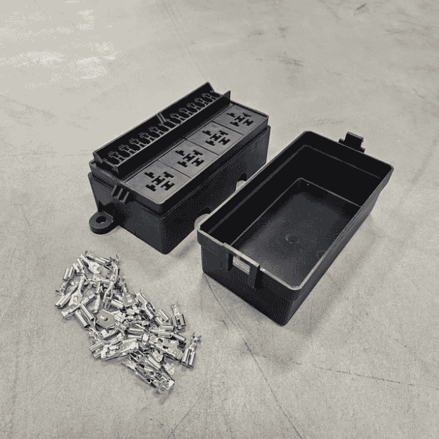 Hurricane Motorsport RB4 Fuse & Relay Box (Bottom Mount)
