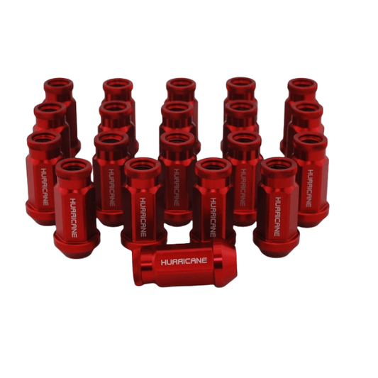 Hurricane Motorsport Wheel Nut Aluminum M12x1,25 - 39mm (Red)