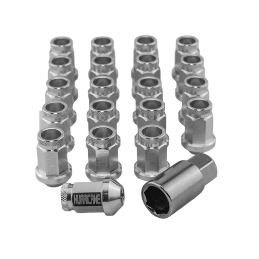 Hurricane Motorsport Wheel Nut Aluminum M12x1,25 - 39mm (Silver)