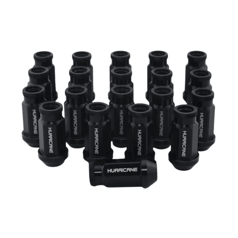 Hurricane Motorsport Wheel Nut Aluminum M12x1,25 - 50mm (Black)