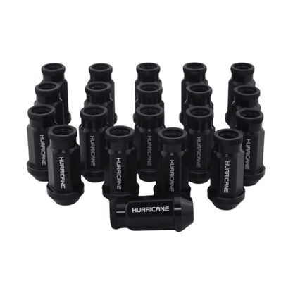 Hurricane Motorsport Wheel Nut Aluminum M12x1,25 - 50mm (Black)