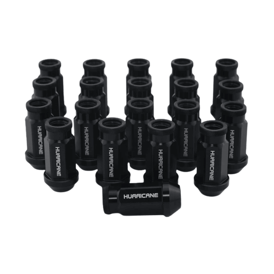 Hurricane Motorsport Wheel Nut Aluminum M12x1,25 - 50mm (Black)