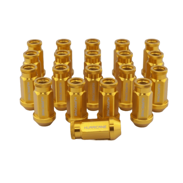 Hurricane Motorsport Wheel Nut Aluminum M12x1,25 - 50mm (Gold)