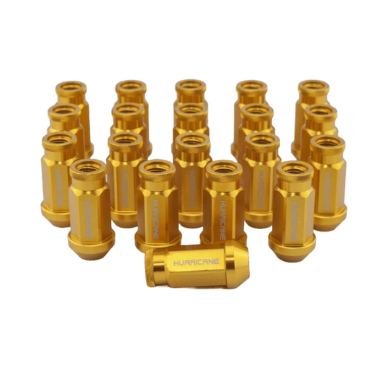 Hurricane Motorsport Wheel Nut Aluminum M12x1,25 - 50mm (Gold)