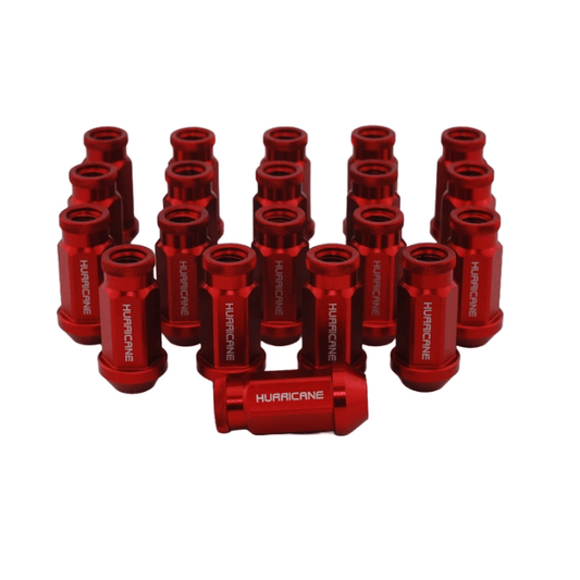Hurricane Motorsport Wheel Nut Aluminum M12x1,25 - 50mm (Red)
