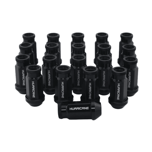 Hurricane Motorsport Wheel Nut Aluminum M12x1,5 - 50mm (Black)