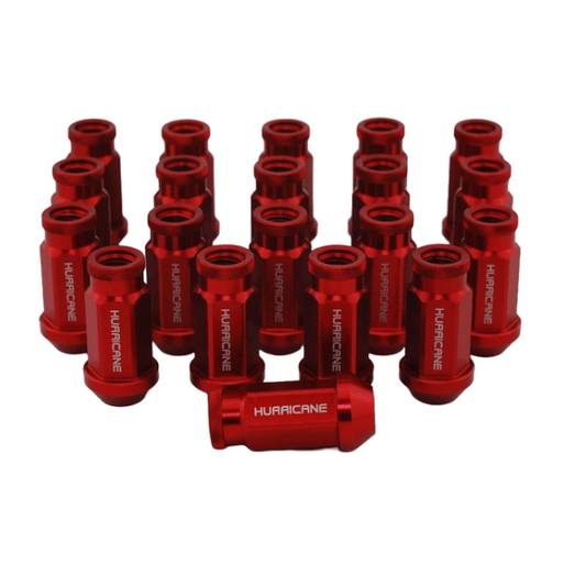 Hurricane Motorsport Wheel Nut Aluminum M12x1,5 - 50mm (Red)