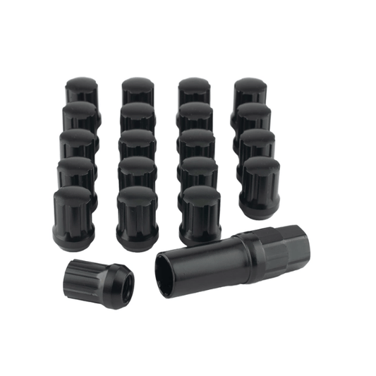 Hurricane Motorsport Wheel Nut Kit of Locking Model M12x1.25 (Black)