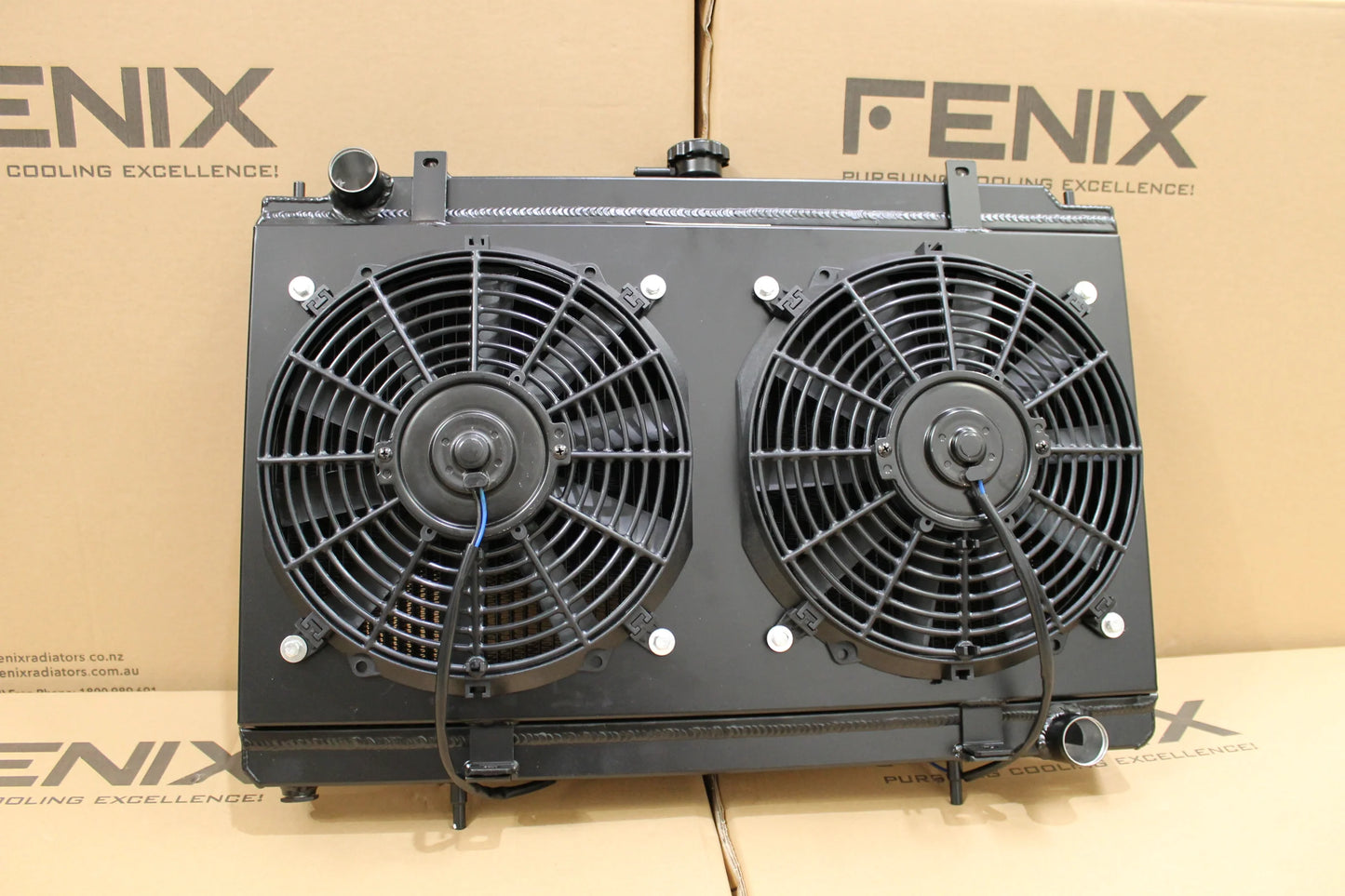 Fenix Radiators Nissan Silvia S14-S15 SR20DET Full Alloy Performance Radiator & Fan Shroud Kit