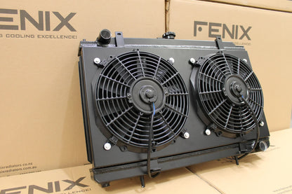 Fenix Radiators Nissan Silvia S13 SR20DET Full Alloy Performance Radiator & Fan Shroud Kit