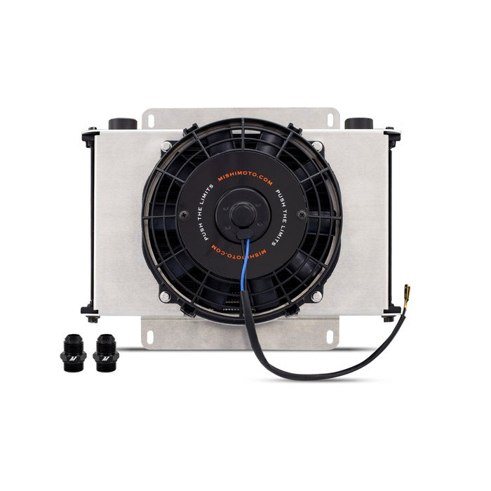 Mishimoto 25-Row Cooler with 8" Fan Universal Oil Cooler Kit
