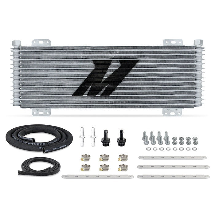 Mishimoto Powder Coated, 22.85-in X 7.10-in X 1.25-in Core Universal 13-Row Stacked Plate Transmission Cooler