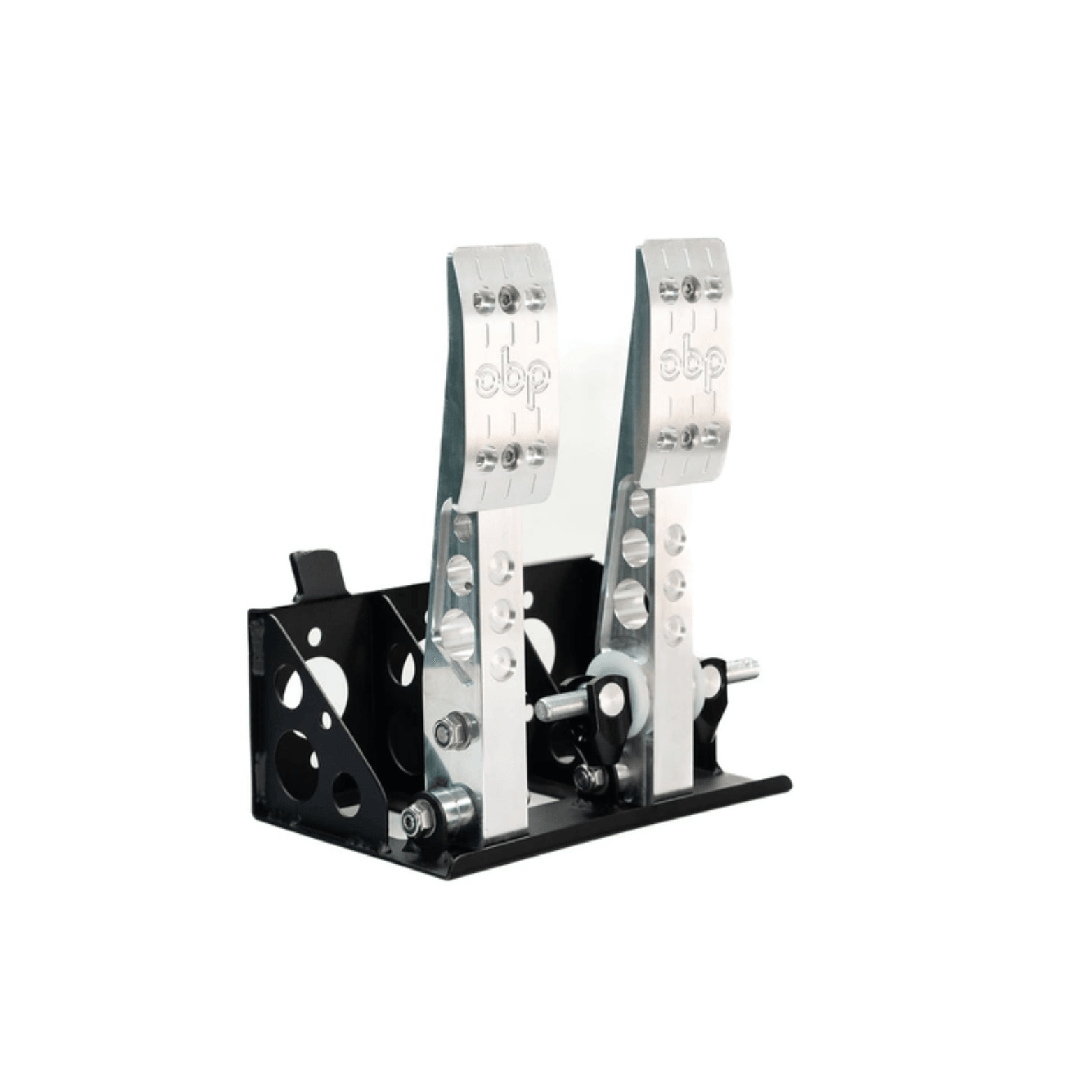 OBP Dual Brake/Clutch Pedal Box Pro Race V2 - Floor Mounted - CDMSPORT