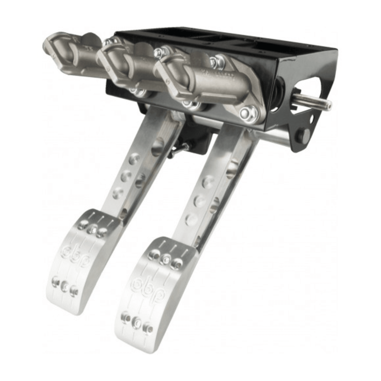 OBP Dual Brake/Clutch Pedal Box Pro Race V2 - Hanging Forward Facing - CDMSPORT