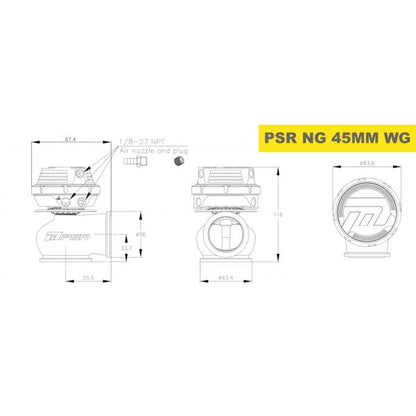 Pulsar 45mm New Gen Wastegate