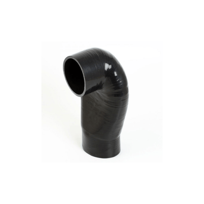 Silicone Hose Cobra Head Black - 3"