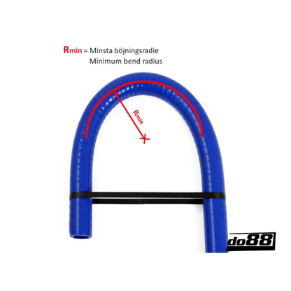 Silicone Hose Flexible Black - 0.875" (22mm)