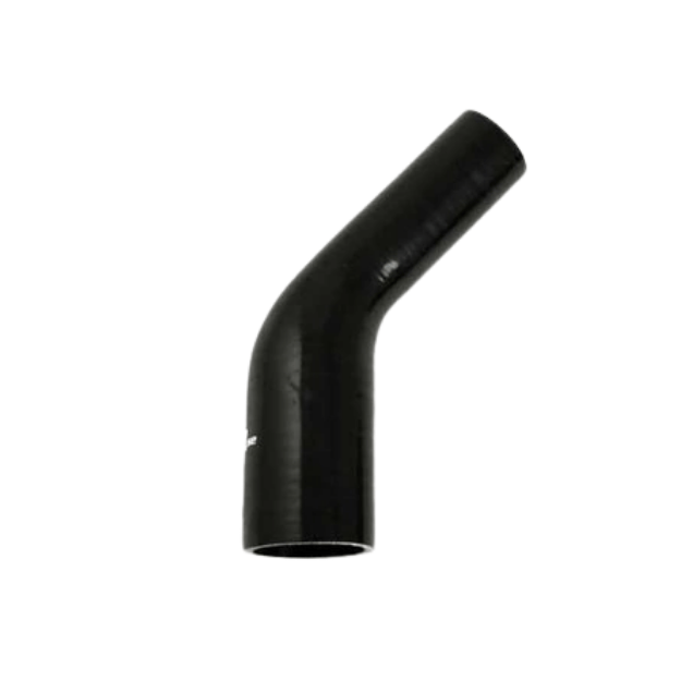 Silicone Hose Reducer Bend Black - 45 Degree 2.75 - 3.125'' (70 - 80mm)