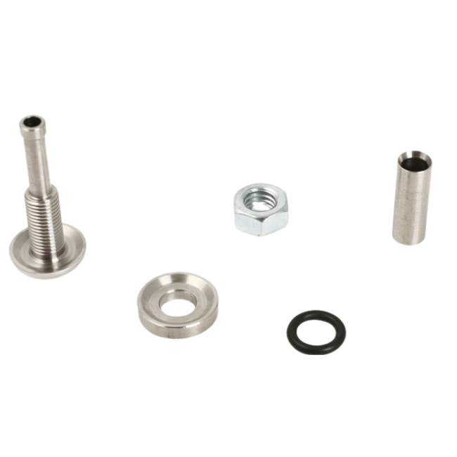 Silicone Hose Wall Connection - 6.3mm