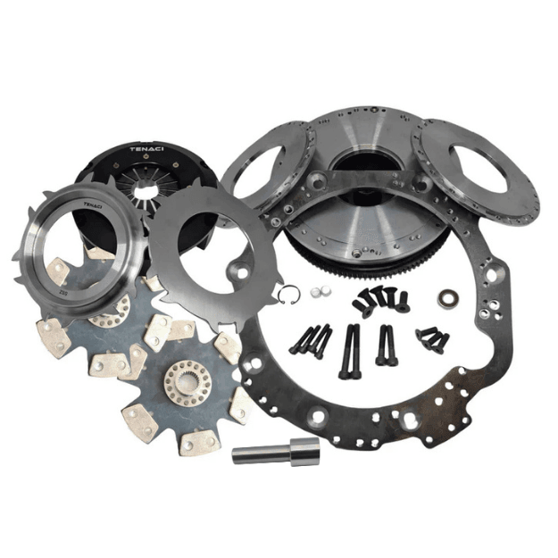 Tenaci Motorsport Toyota 1JZ / 2JZ - BMW Gearbox Adaptor Clutch Kit 184mm Twin Plate Clutch - CDMSPORT