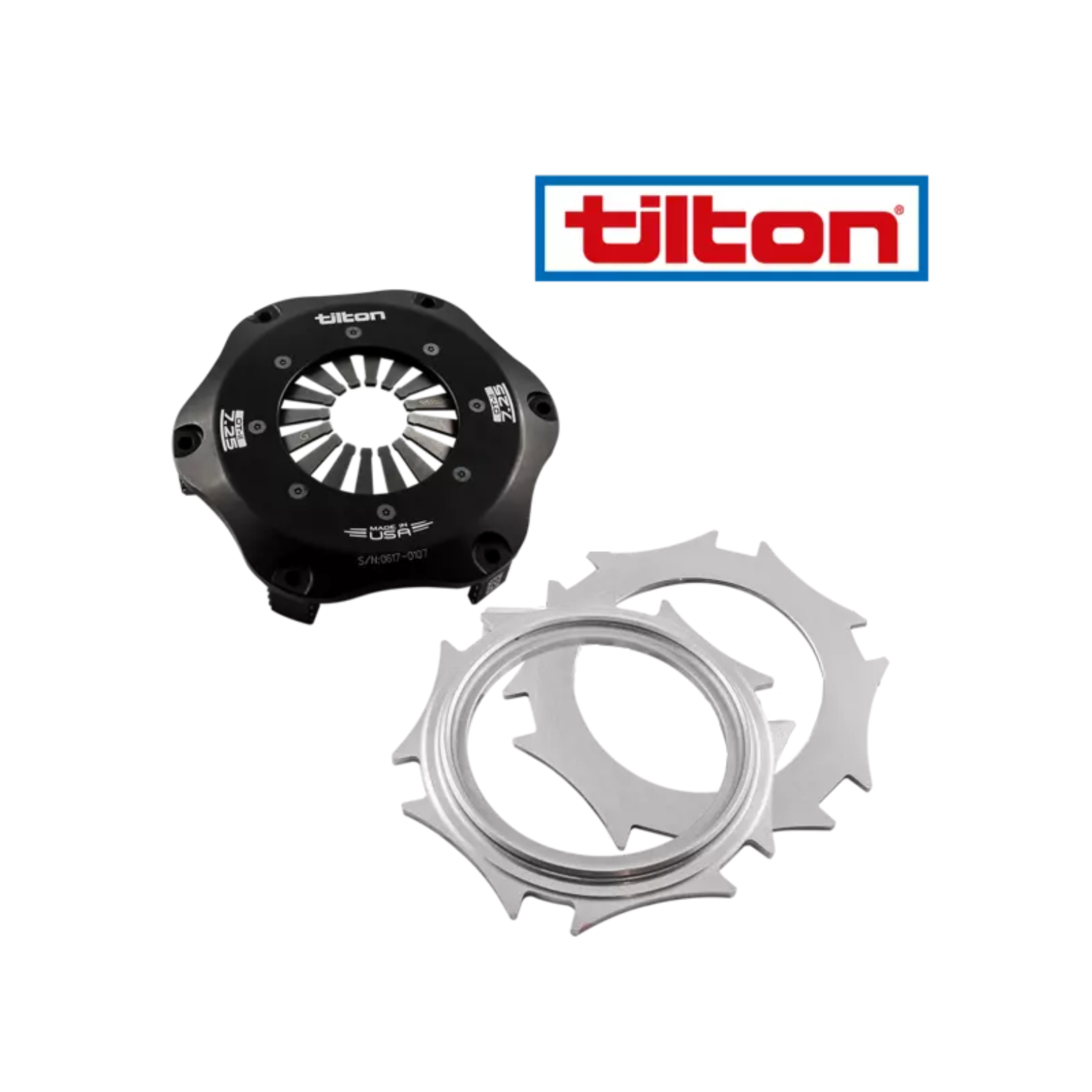 Tilton 7.25" Twin plate clutch kit 66-302HGG