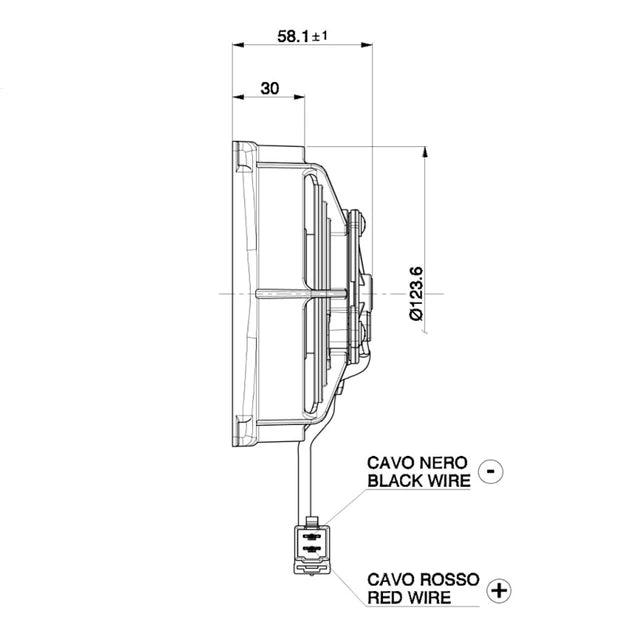 Spal 4.5" Electric Suction Fan - CDMSPORT