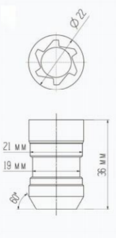 Hurricane Motorsport Wheel Nut Kit with Locking Sleeve M12x1,25 (Black)