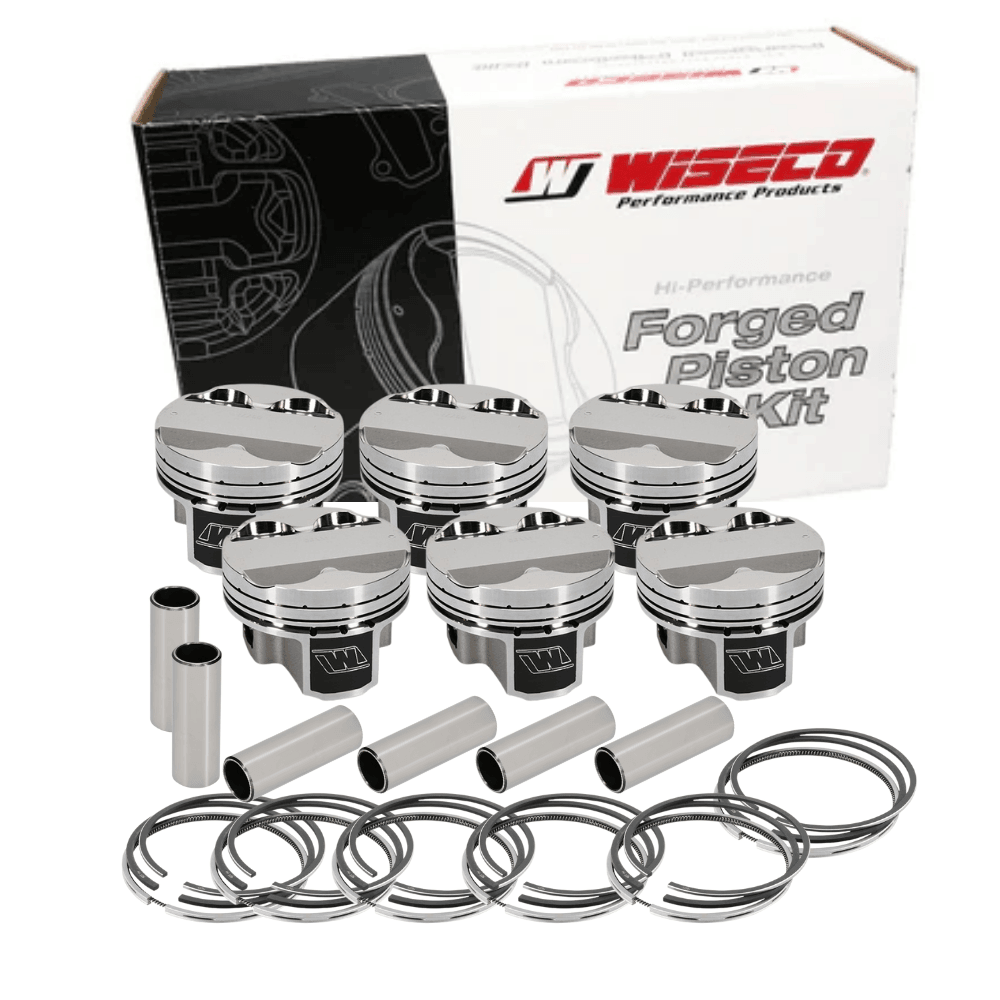 Wiseco Professional BMW M52B28 Piston Set - Full Round 8:1CR - CDMSPORT