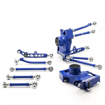 Wisefab Toyota Supra JZA80 Rear Suspension Drop Knuckle Adjustable Arm Kit