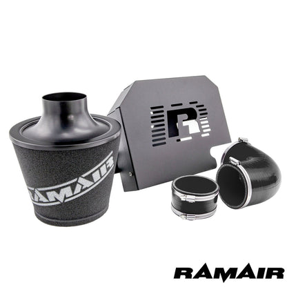 RamAir Performance Foam Induction Kit for MK2 Focus ST with ECU Holder - Black Hoses