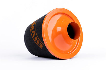Ramair Foam Performance Universal Cone Large Intake Filter Coupler - 90mm (3.5inch) Orange