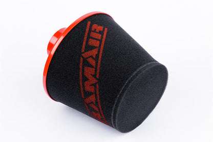 Ramair Foam Performance Universal Cone Air Large Filter with Coupler - 80mm (3.1inch) Red