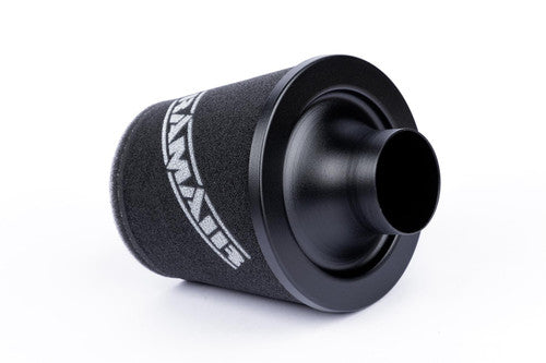 Ramair Small Foam Filter Aluminium Base 70mm (2.75inch) OD Black