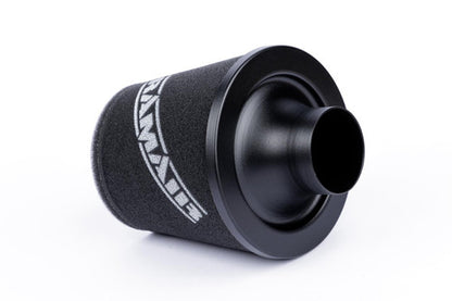 Ramair Small Foam Filter Aluminium Base 70mm (2.75inch) OD Black
