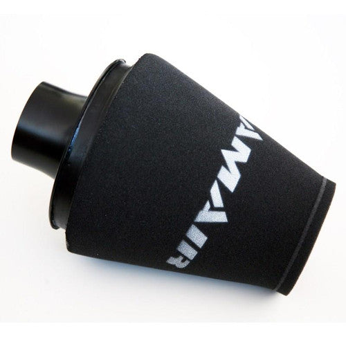 RamAir FB-102-BK-KIT - 80mm OD Neck - Polymer Base Neck Cone Air Filter With Silicone Coupler
