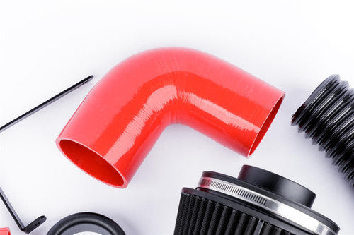RamAir Performance Pleated Induction Kit for VW MK5 Golf R32 3.2 V6 - Red Hoses