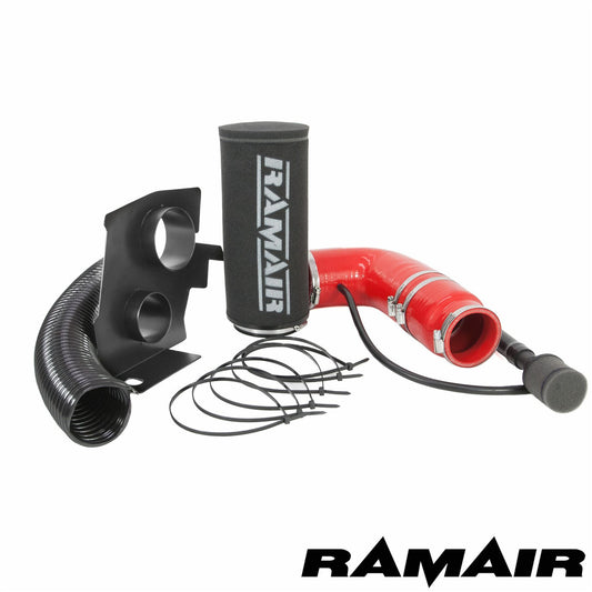 RamAir Performance Foam Induction Kit for 1.2 THP & VTI Citroen & Peugeot - Red Hose