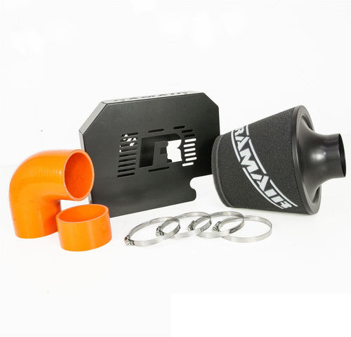 RamAir Performance Foam Induction Kit for MK2 Focus ST with ECU Holder - Orange Hoses