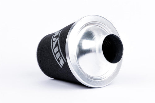Ramair Medium Foam Filter Aluminium Base 90mm (3.5inch) OD Silver with Silicone Coupler