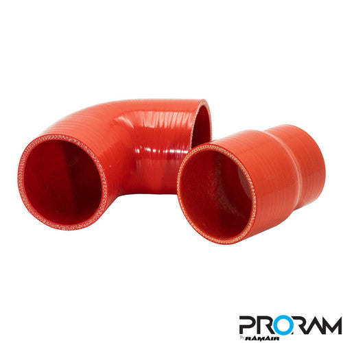 RamAir Performance Pleated Induction Kit for 2.3 Ecoboost MK3 Ford Focus RS - Red Hose