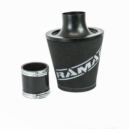 Ramair Foam Jet Stream Medium Cone Air Filter 70mm (2.75inch) with Silicone Coupler