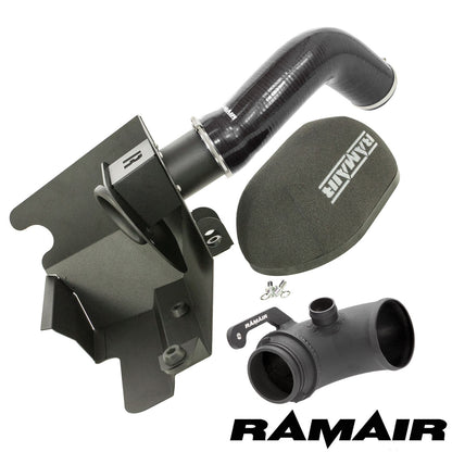 RamAir Performance Foam Induction Kit With Turbo Elbow for 2.0 TSI MQB VAG - Black Hose