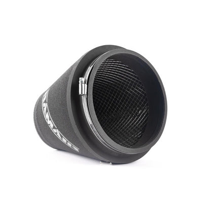 Ramair 83mm (3.25inch) ID Neck Large Cone Air Filter with Velocity Stack and Coupling