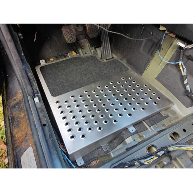 Swagier BMW E46 Footrests and Floor Plates Stainless