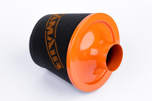 Ramair Foam Performance Universal Cone Large Intake Filter Coupler - 90mm (3.5inch) Orange