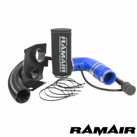 RamAir Performance Foam Induction Kit for 1.2 THP & VTI Citroen & Peugeot - Blue Hose