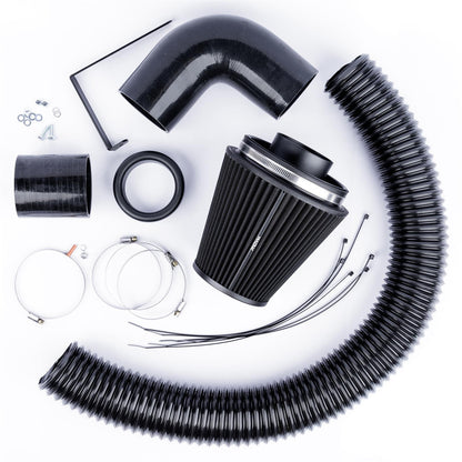 RamAir Performance Pleated Induction Kit for VW MK5 Golf R32 3.2 V6 - Black Hoses