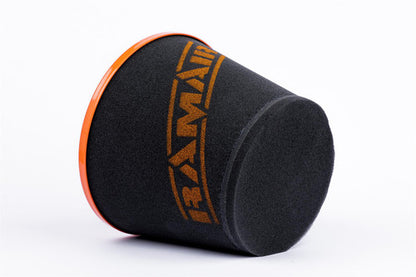 Ramair Foam Performance Universal Cone Large Intake Filter Coupler - 90mm (3.5inch) Orange