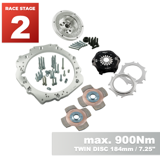 PMC Toyota 1JZ / 2JZ - BMW GS6 M57N HGU HGK Gearbox Adaptor Clutch Kit 184mm Twin Plate Clutch